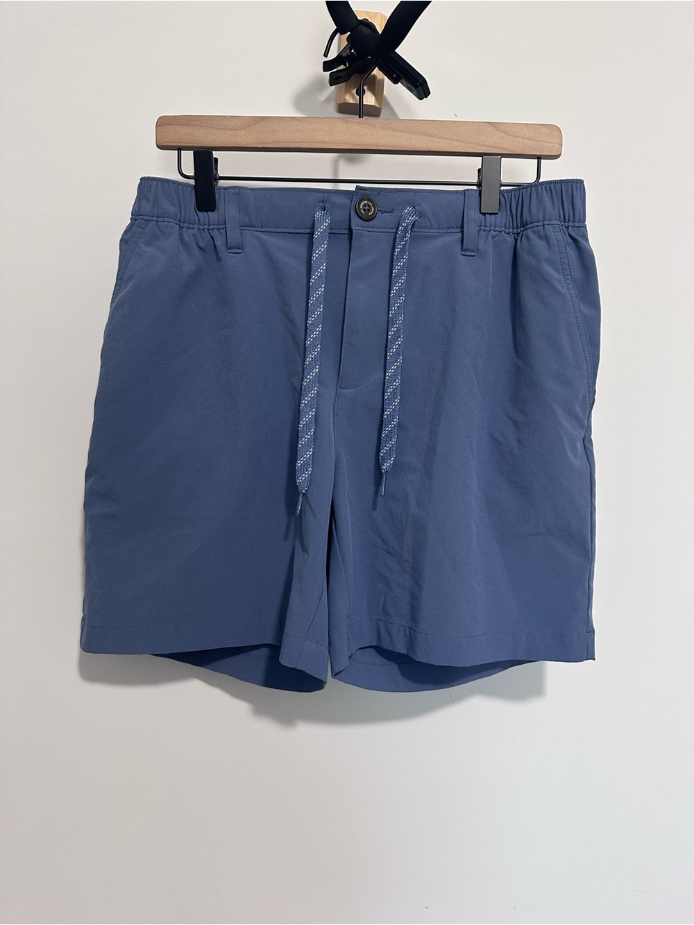 Chubbies Everywear 6” Blue Elastic Waist Drawstring Shorts
